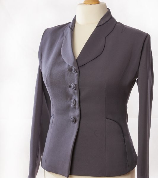 Ladies blue 1940s suit